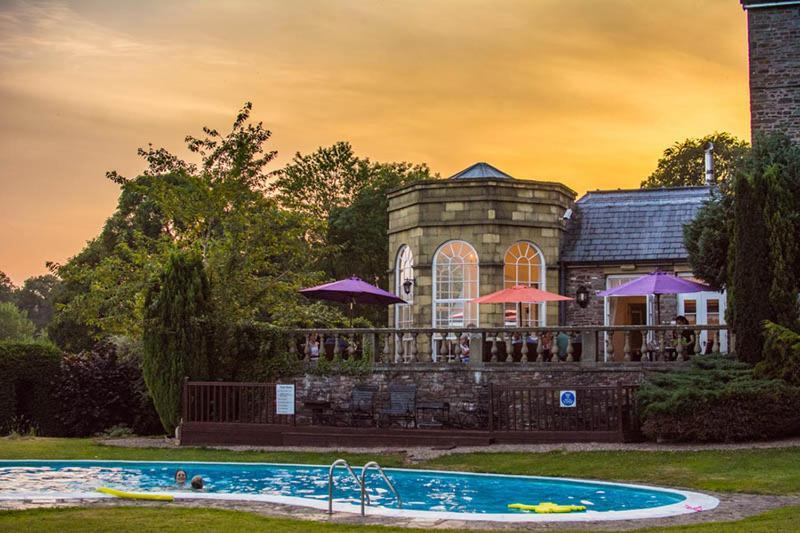 Peterstone Court Country House Restaurant & Spa Brecon Exteriör bild