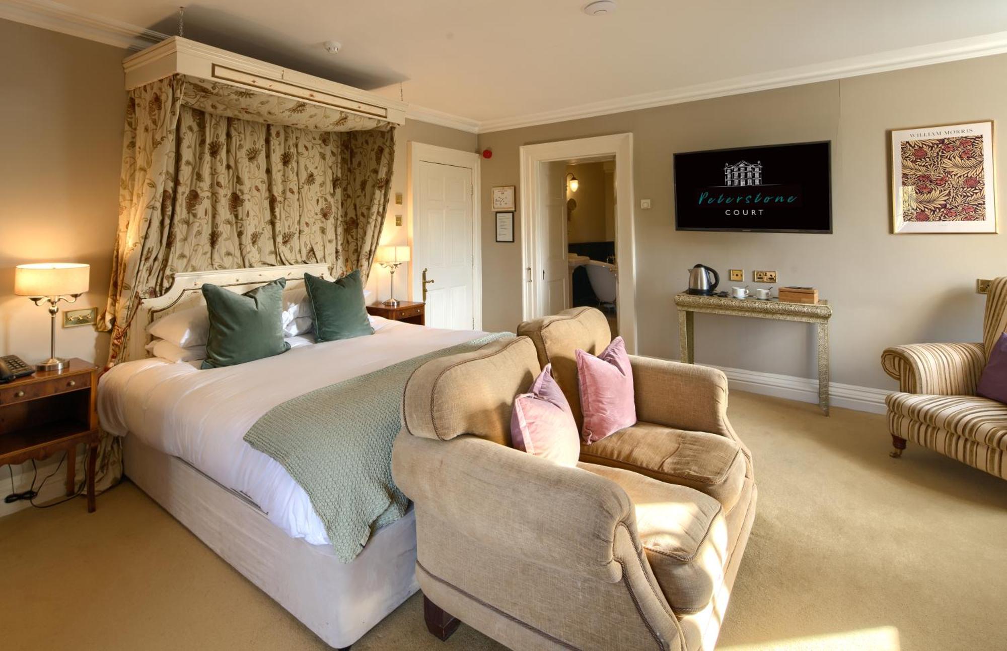 Peterstone Court Country House Restaurant & Spa Brecon Exteriör bild